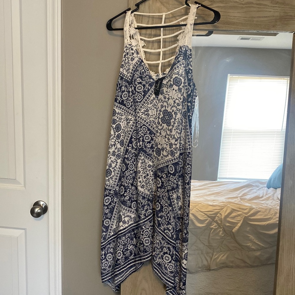 Trixxi Blue Flower Sundress